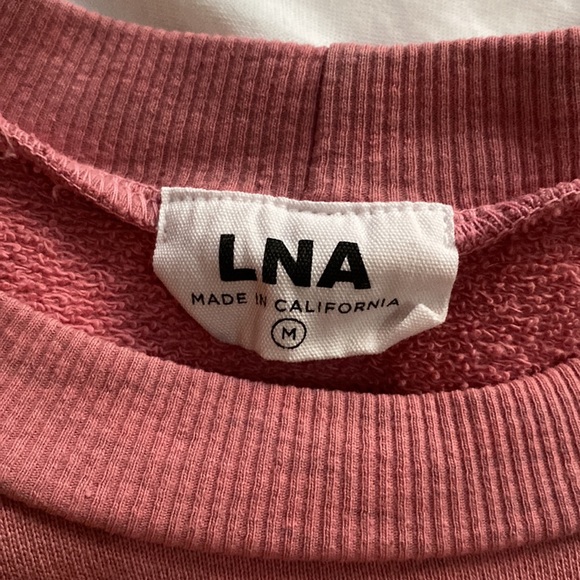 LNA pink sweatshirt, size M - Picture 2 of 3